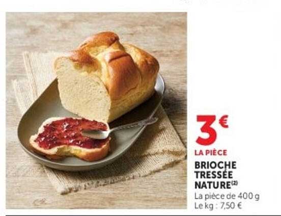BRIOCHE TRESSEE NATURE