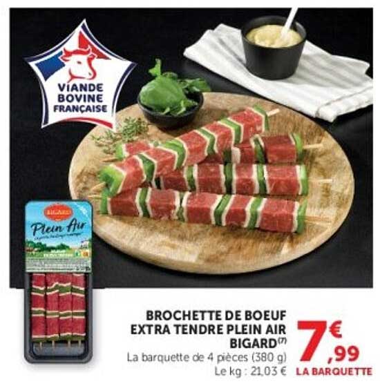 BROCHETTE DE BOEUF EXTRA TENDRE PLEIN AIR BIGARD (7)