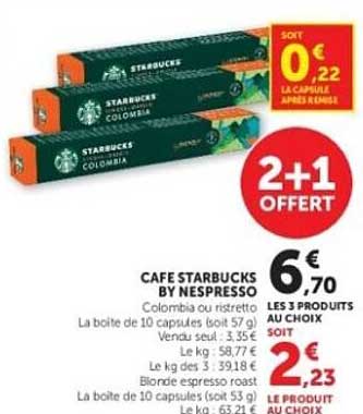 CAFE STARBUCKS BY NESPRESSO