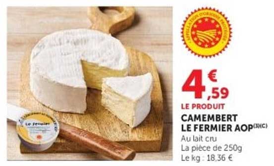 CAMEMBERT LE FERMIER AOP (MC)