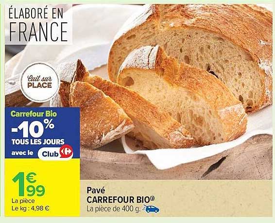 Carrefour Bio -10% TOUS LES JOURS avec le Club