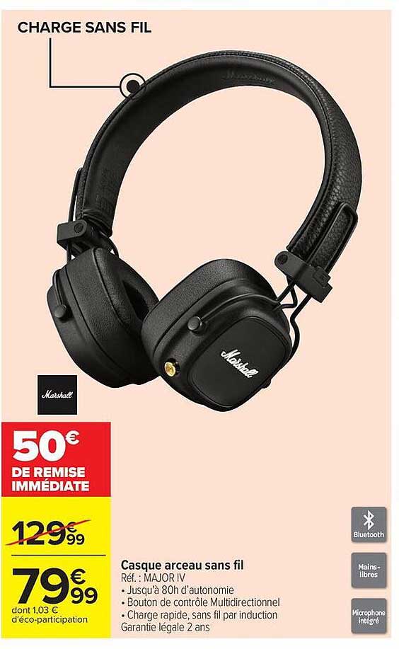 Casque arceau sans fil