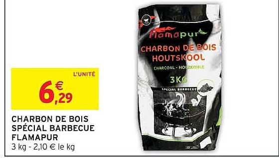 CHARBON DE BOIS SPÉCIAL BARBECUE FLAMAPUR