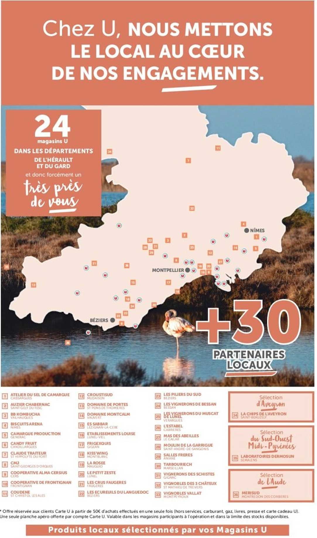 Chez U, nous mettons le local au cœur de nos engagements.