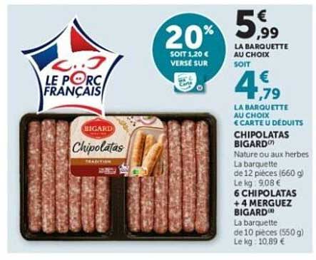 CHIPOLATAS BIGARD®