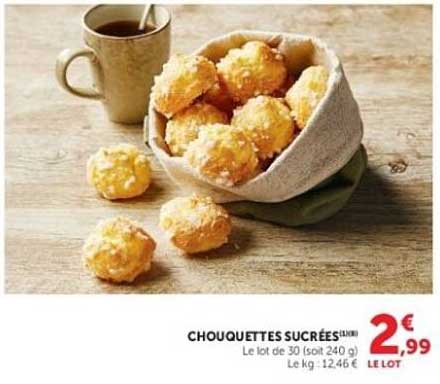 CHOUQUETTES SUCRÉES