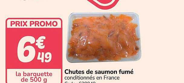Chutes de saumon fumé
