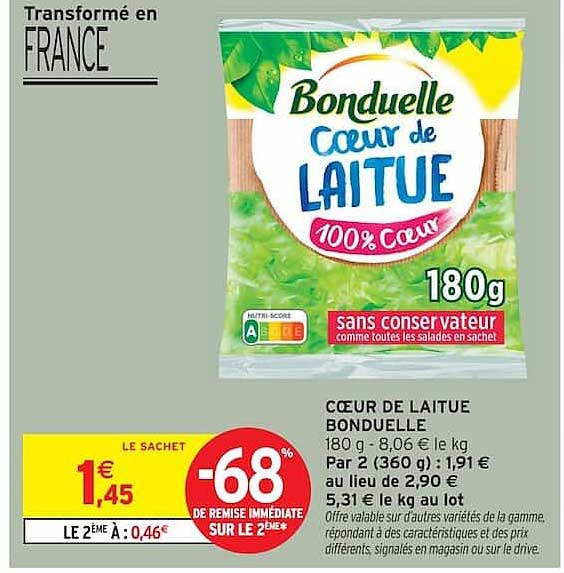 CŒUR DE LAITUE BONDUELLE