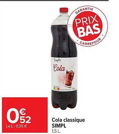 Cola classique SIMPL 1,5 L