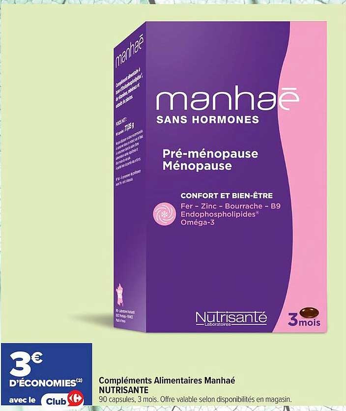 Compléments Alimentaires Manhaé NUTRISANTÉ