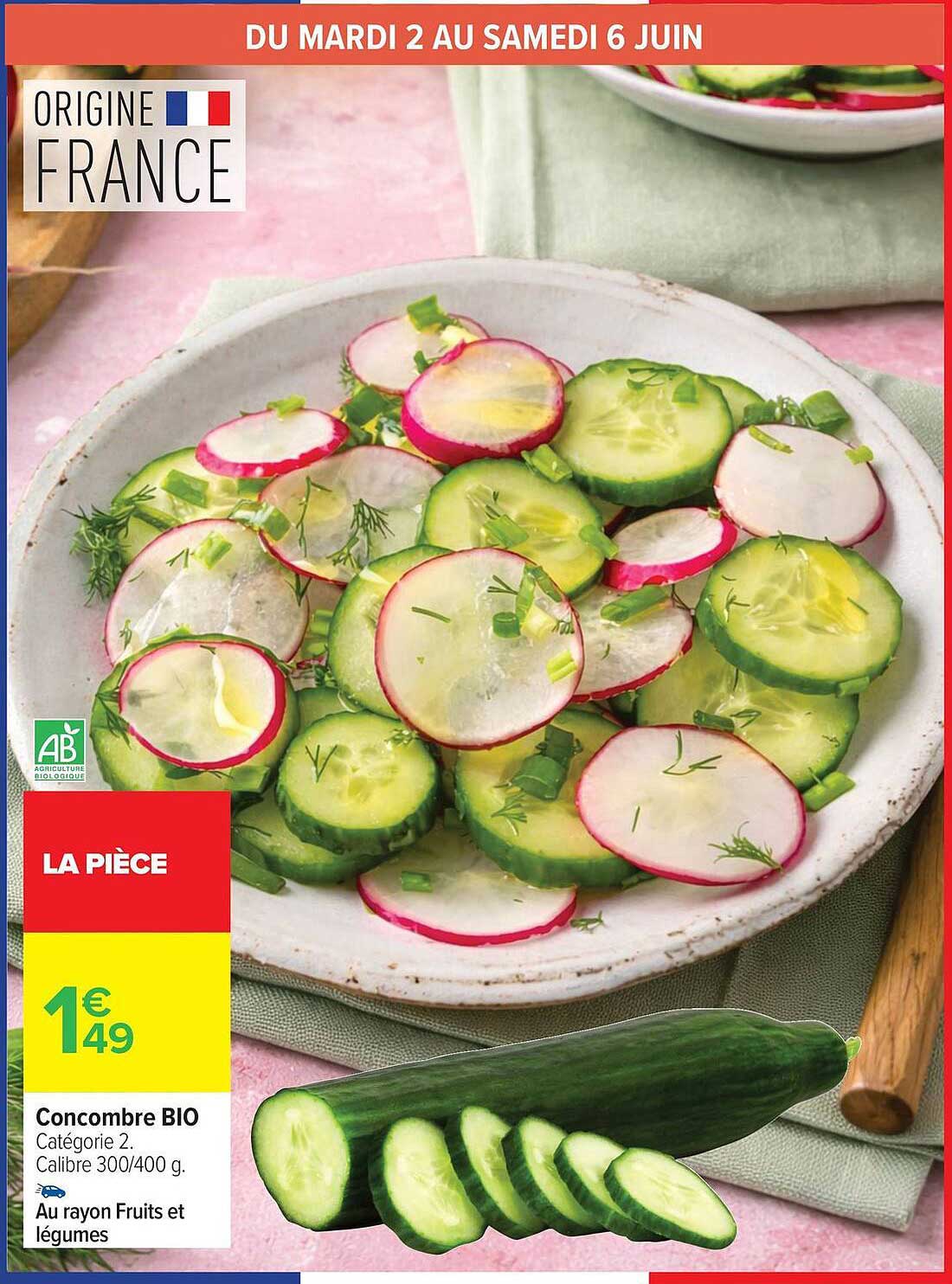 Concombre BIO