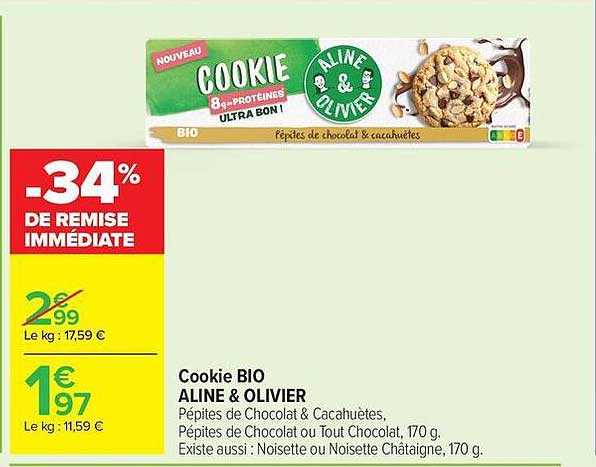 Cookie BIO ALINE & OLIVIER