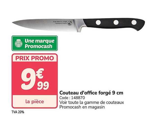 Couteau d'office forgé 9 cm