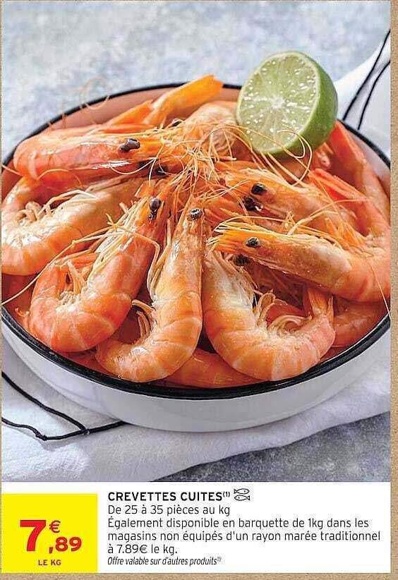 CREVETTES CUITES