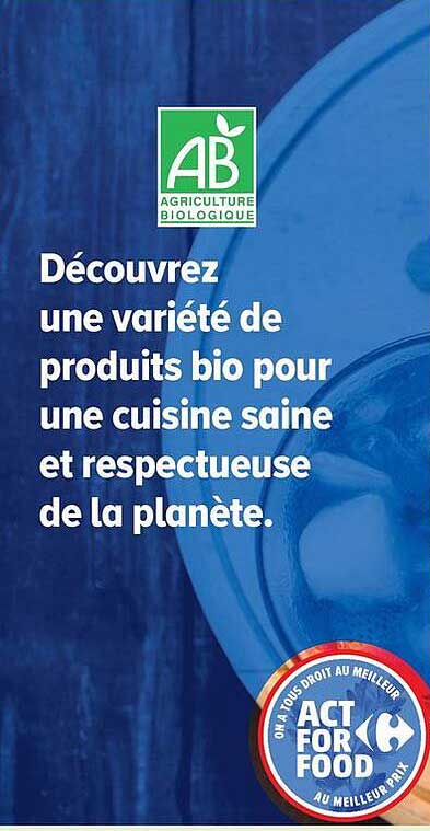 Découvrez une variété de produits bio pour une cuisine saine et respectueuse de la planète.