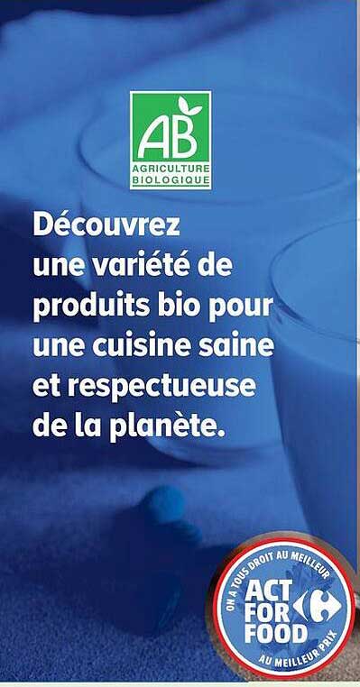 Découvrez une variété de produits bio pour une cuisine saine et respectueuse de la planète.