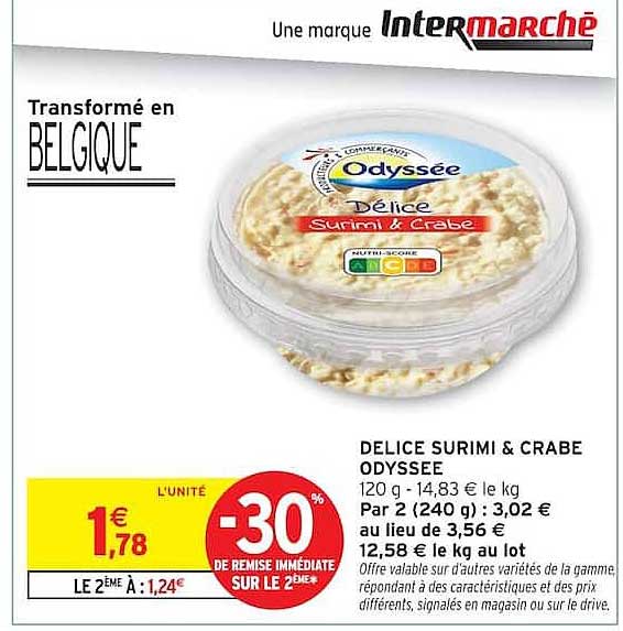 DELICE SURIMI & CRABE ODYSSEE