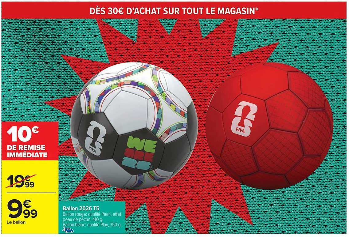 DÈS 30€ D’ACHAT SUR TOUT LE MAGASIN*