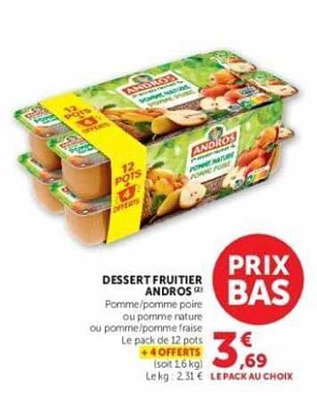 DESSERT FRUITIER ANDROS