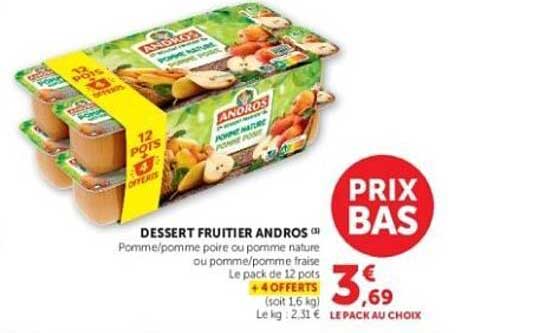 DESSERT FRUITIER ANDROS