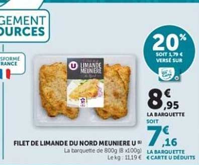 FILET DE LIMANDE DU NORD MEUNIÈRE