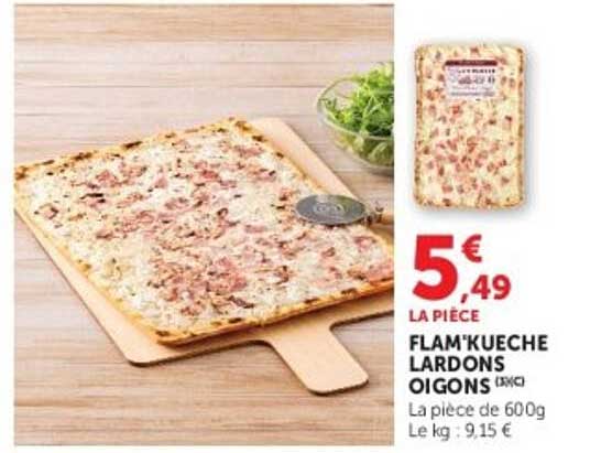FLAM'KUECHE LARDONS OIGNONS (3x120)