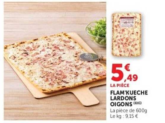 FLAM'KUECHE LARDONS OIGNONS