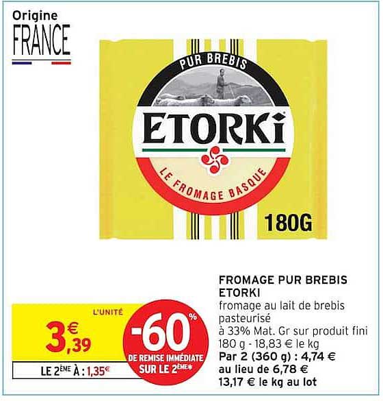 FROMAGE PUR BREBIS ETORKI