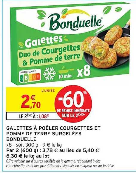 Galettes Duo de Courgettes & Pomme de terre