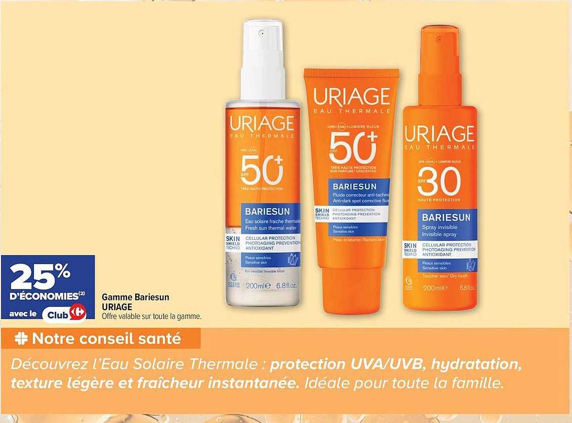 Gamme Bariesun URIAGE