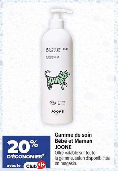 Gamme de soin Bébé et Maman JOONE
