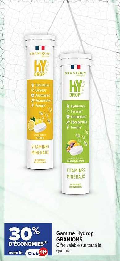 Gamme Hydrop GRANIONS