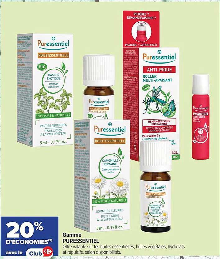 Gamme PURESSENTIEL