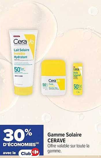 Gamme Solaire CERAVE