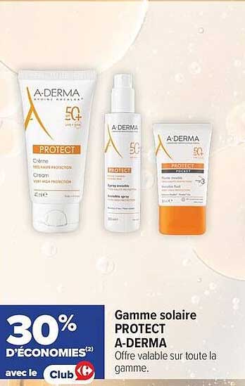 Gamme solaire PROTECT A-DERMA