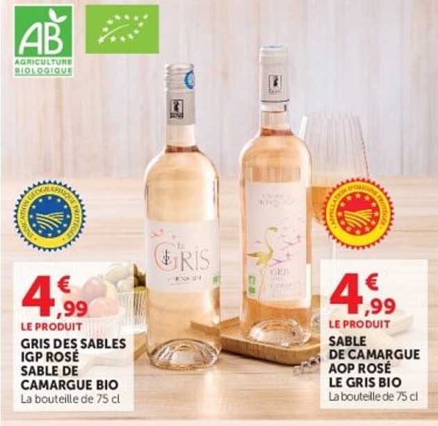 GRIS DES SABLES IGP ROSÉ SABLE DE CAMARGUE BIO