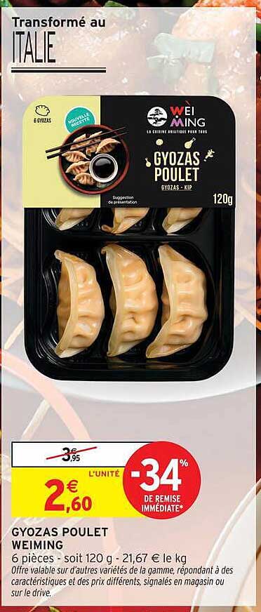 GYOZAS POULET WEIMING