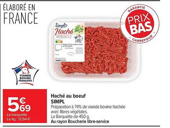 Haché au boeuf SIMPL