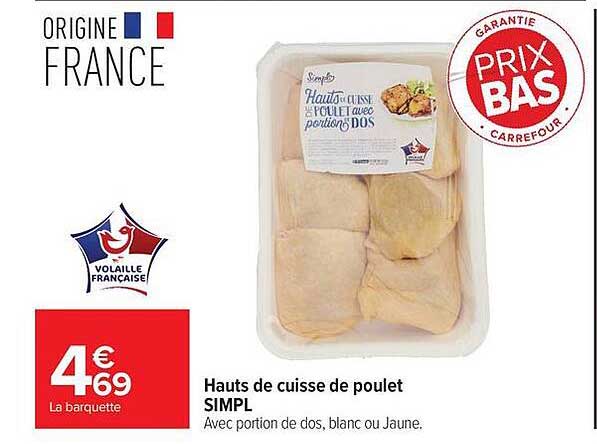 Hauts de cuisse de poulet SIMPL