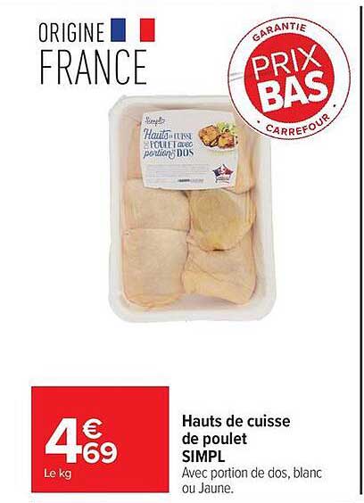 Hauts de cuisse de poulet SIMPL