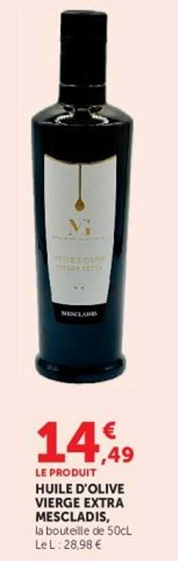 HUILE D’OLIVE VIERGE EXTRA MESCLADIS