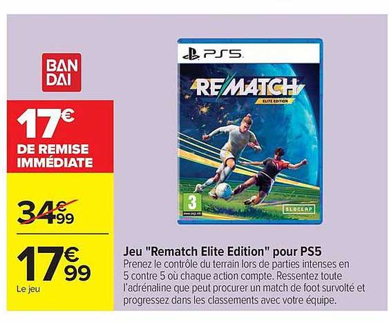 Jeu "Rematch Elite Edition" pour PS5