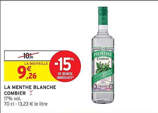 LA MENTHE BLANCHE COMBIER