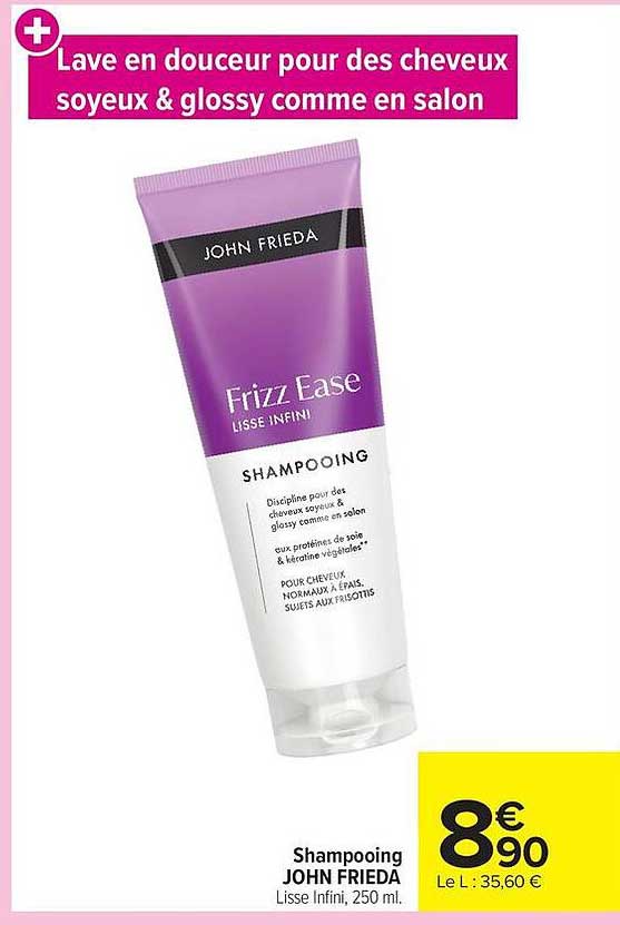 Lave en douceur pour des cheveux souples & glossy comme en salon