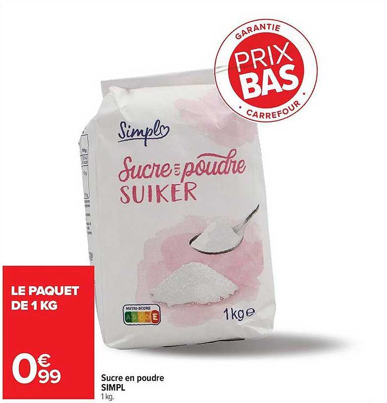 Le paquet de 1 kg