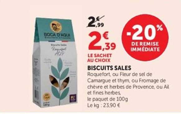 LE SACHET AU CHOIX BISCUITS SALES