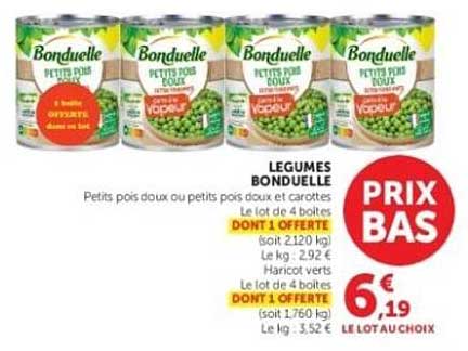 LEGUMES BONDUELLE