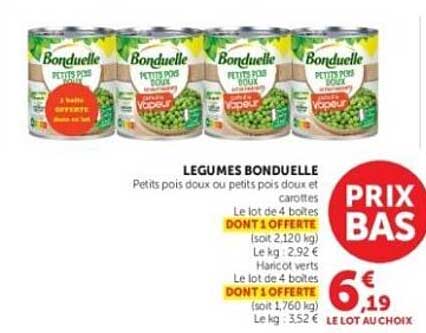 LÉGUMES BONDUELLE