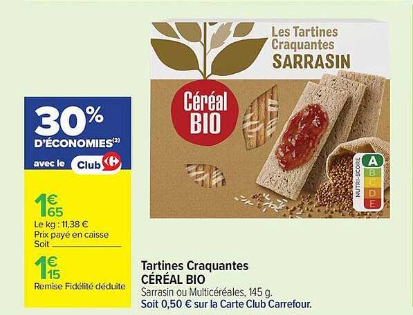 Les Tartines Craquantes SARRASIN