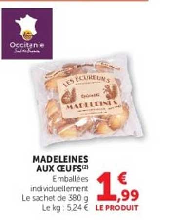 MADELEINES AUX OEUFS